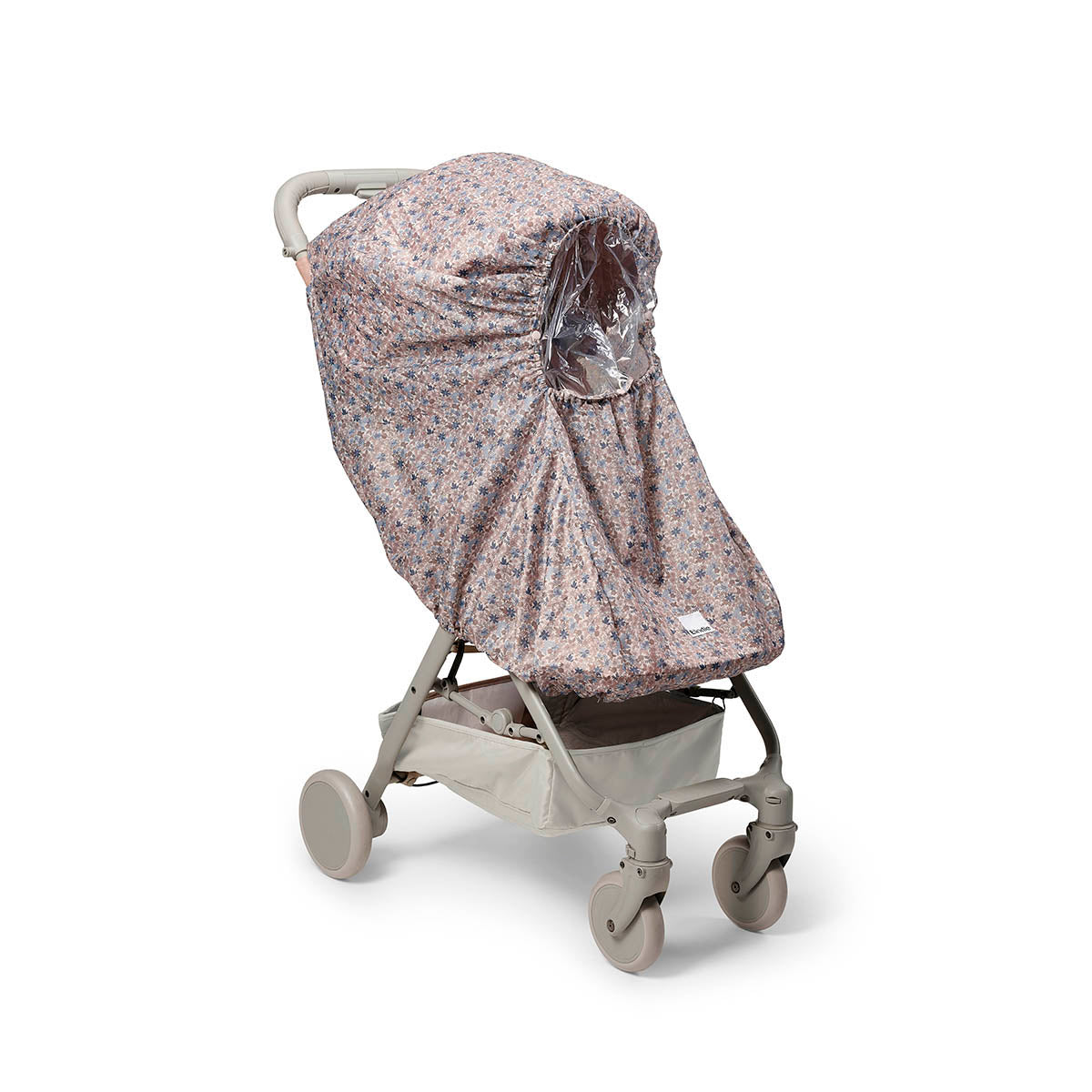 Stroller Rain Cover - Blue Garden