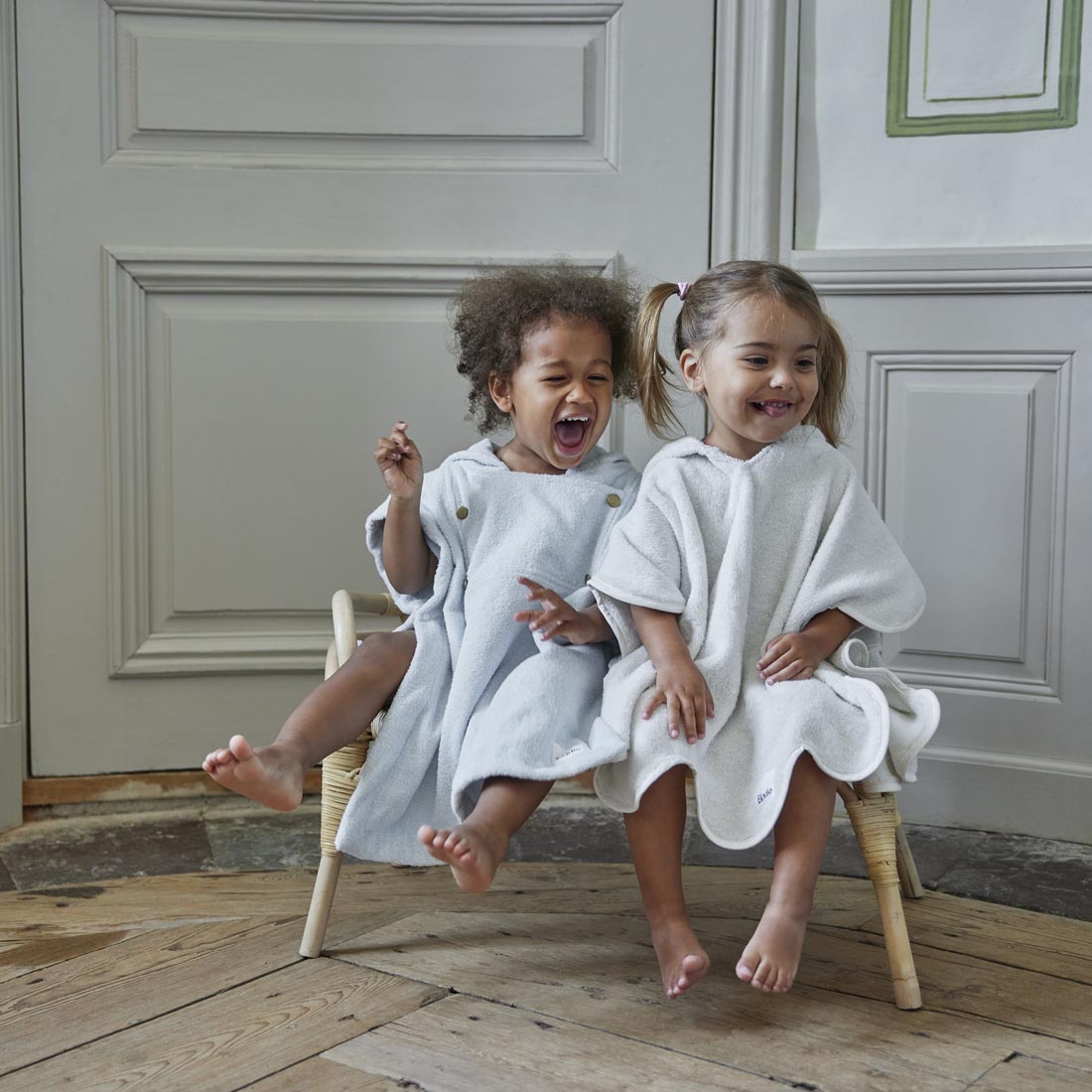 Bath Poncho - Bermuda Blue