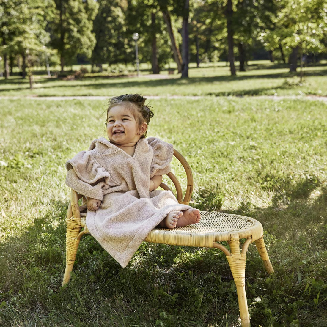Bath Poncho - Powder Pink