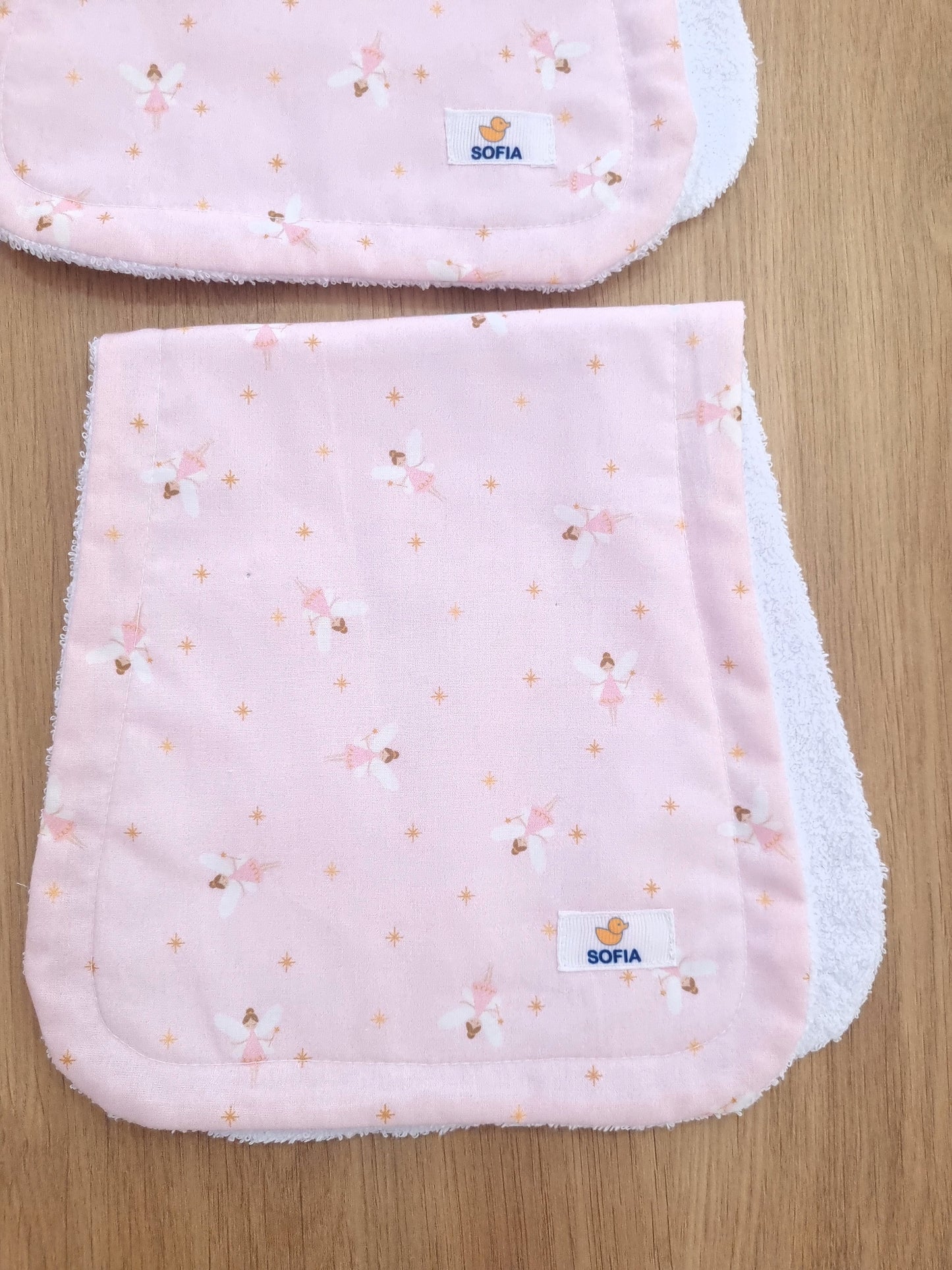 Set de 2 saliveros. Hadita Rosa