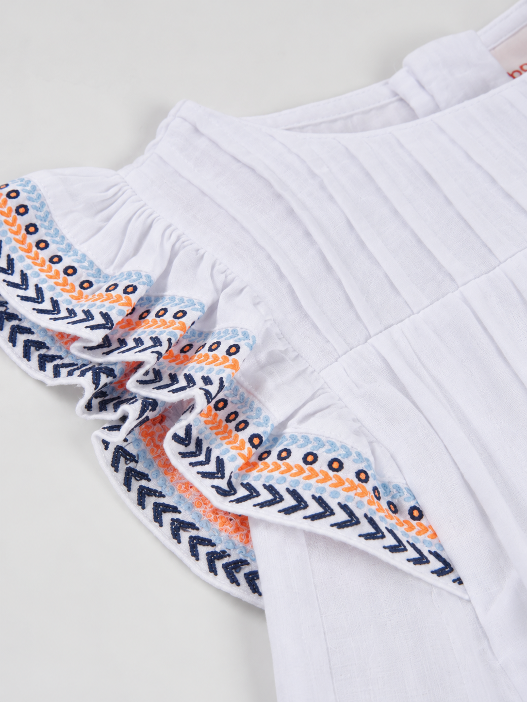 Camisa Mangas Bordadas