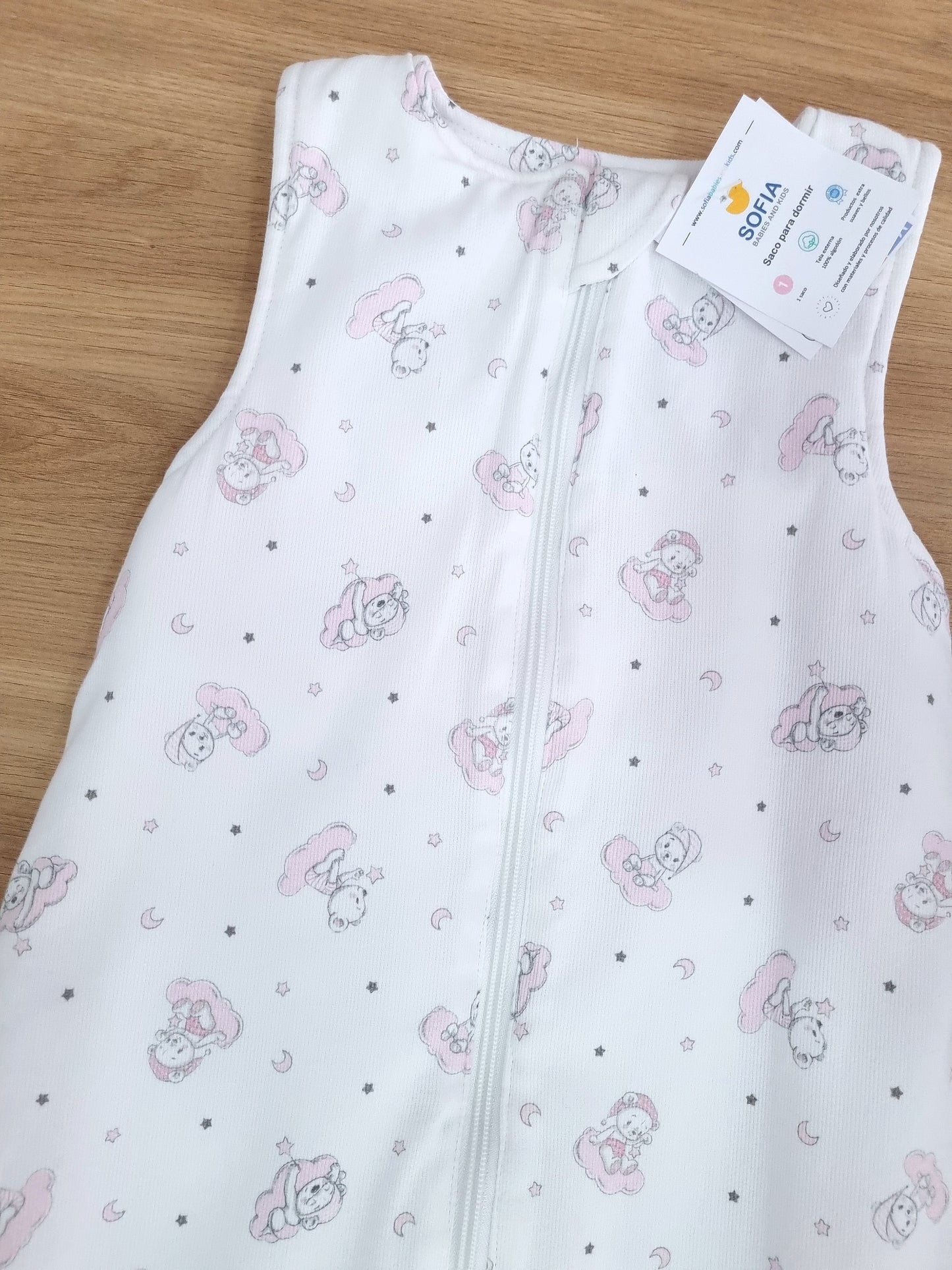 Saco Caliente para bebé. Ositos Rosa