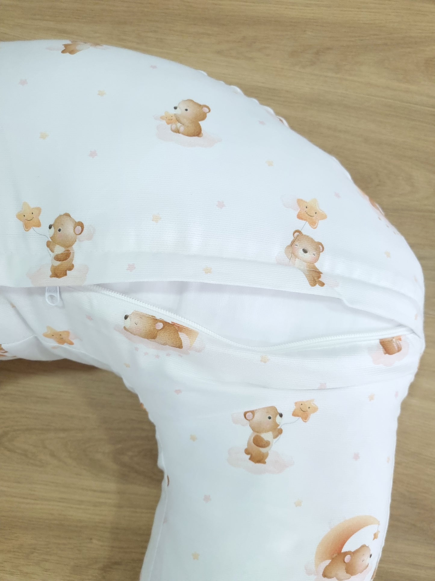 Almohada de lactancia. Ositos Rosa