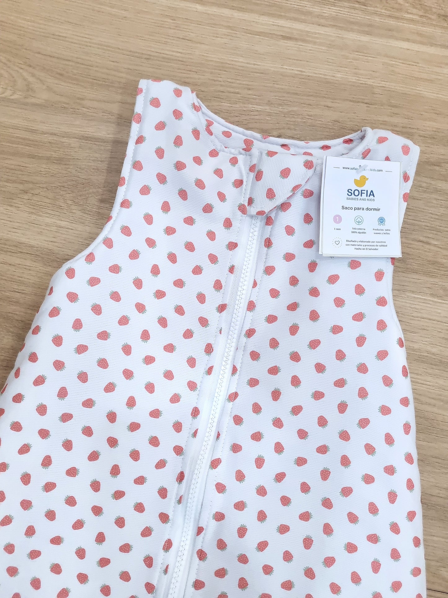 Saco Caliente para bebé. Fresas 0-6 Meses