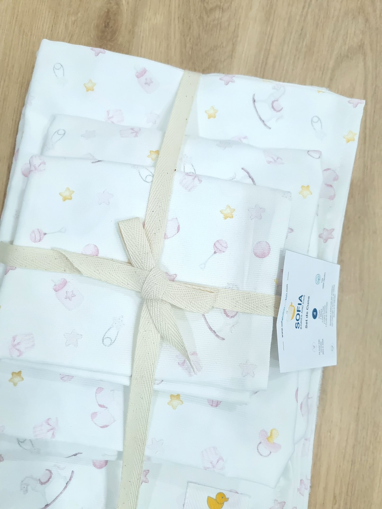 Set de Cuna. BB Rosa