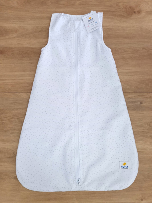 Saco Caliente para bebé. Puntitos Verdes
