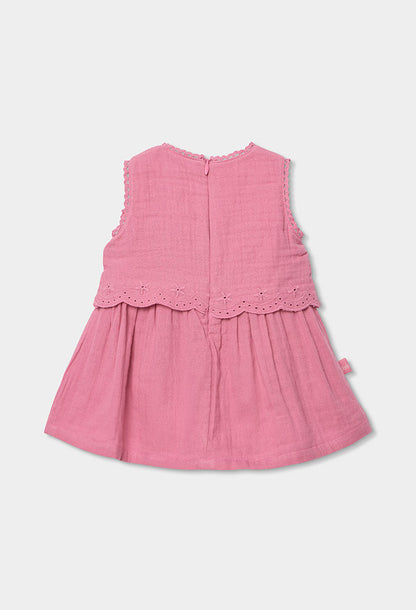 Vestido Rosa con Bordados