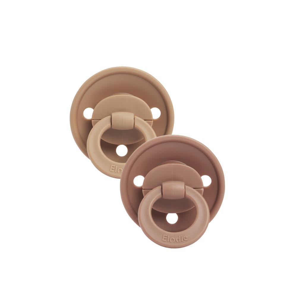 Binky Bundle Silicone 3+ months - Soft Terracotta