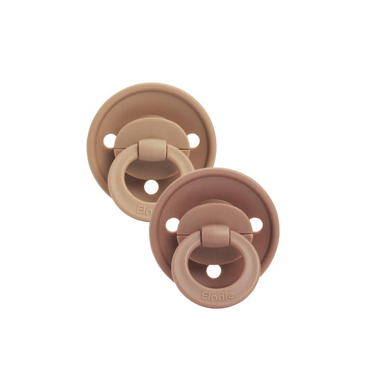 Binky Bundle Silicone 3+ months - Soft Terracotta