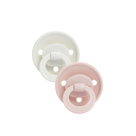 Binky Bundle Silicone 3+ months -Powder Pink