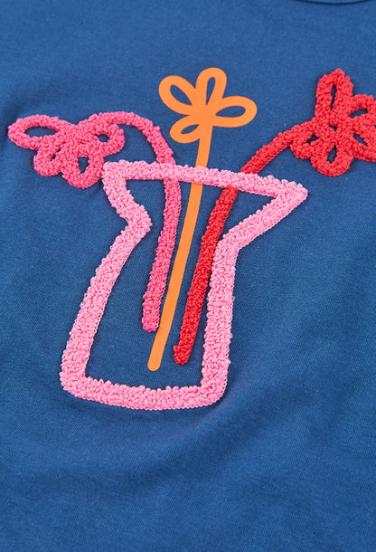 Camiseta Manga Larga Flores