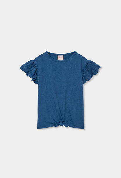 Camisa Azul Volantes