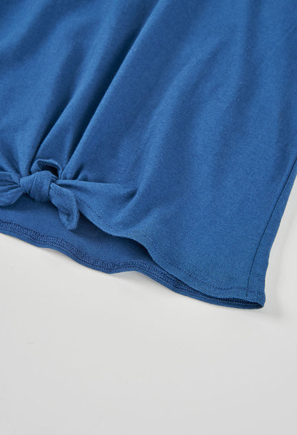 Camisa Azul Volantes