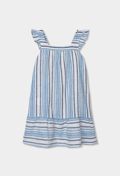 Vestido Rayado Azul