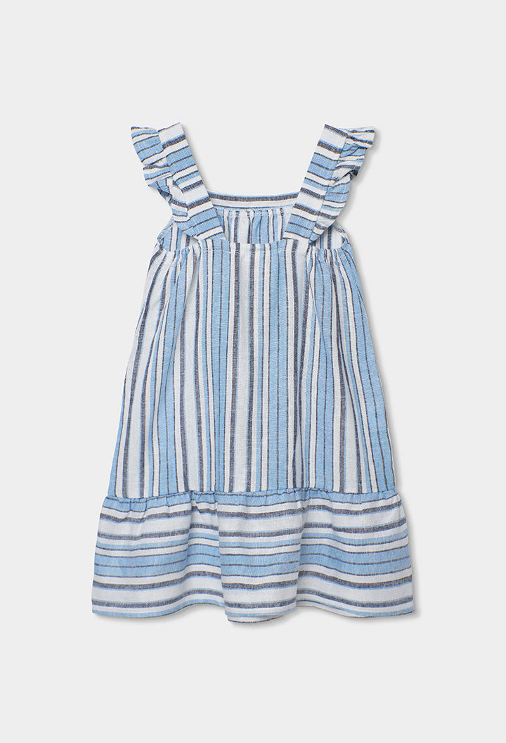 Vestido Rayado Azul