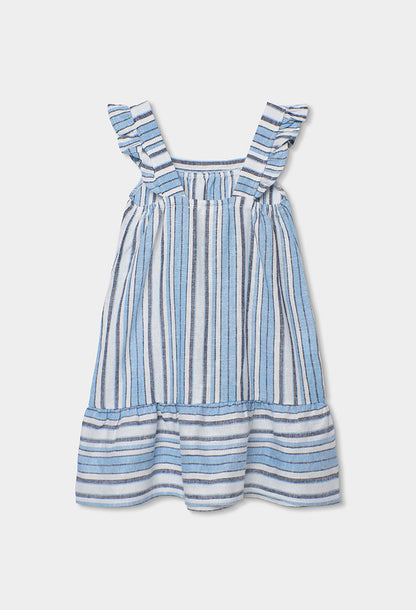 Vestido Rayado Azul