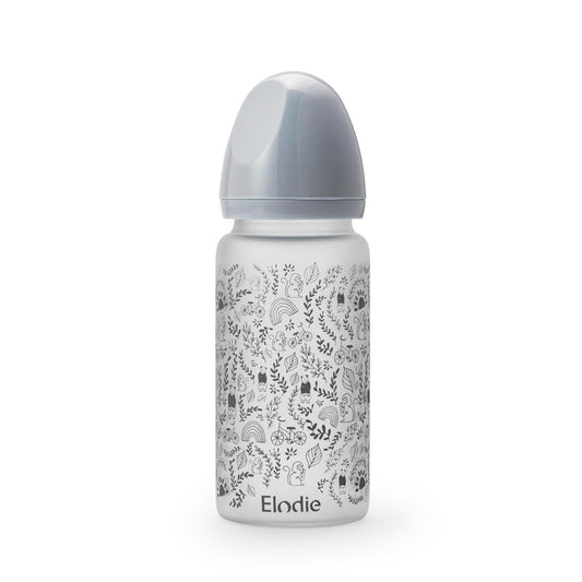 Glass Feeding Bottle - Monkey Sunrise
