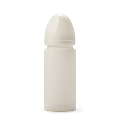 Glass Feeding Bottle - Vanilla White