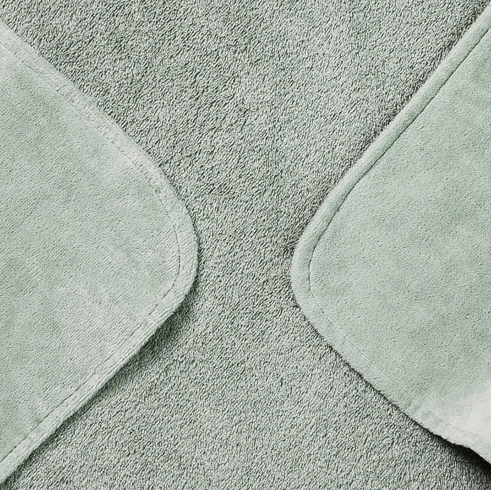 Hooded Towel - Mineral Green Bunny