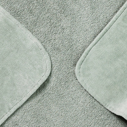 Hooded Towel - Mineral Green Bunny