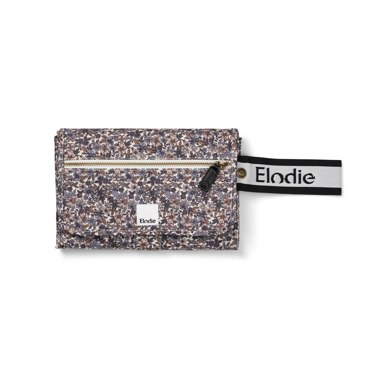 Portable Changing Pad - Blue Garden