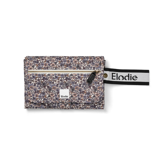 Portable Changing Pad - Blue Garden