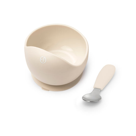 Silicone Bowl Set - Vanilla White