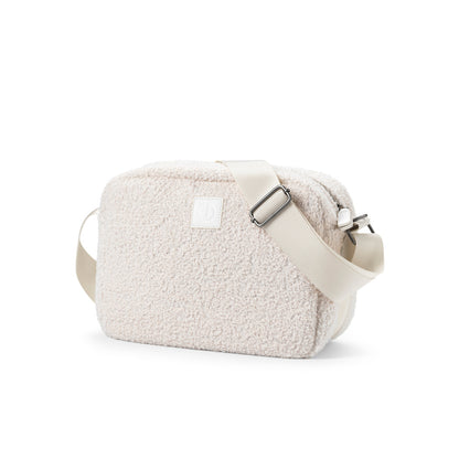 Changing Bag Crossbody - White Bouclé
