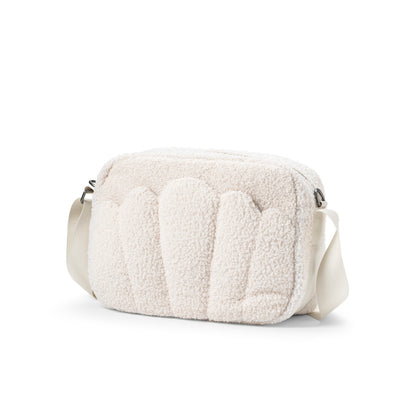 Changing Bag Crossbody - White Bouclé