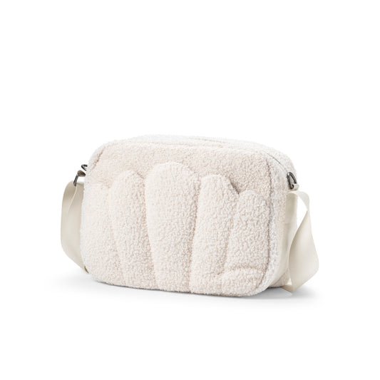 Changing Bag Crossbody - White Bouclé