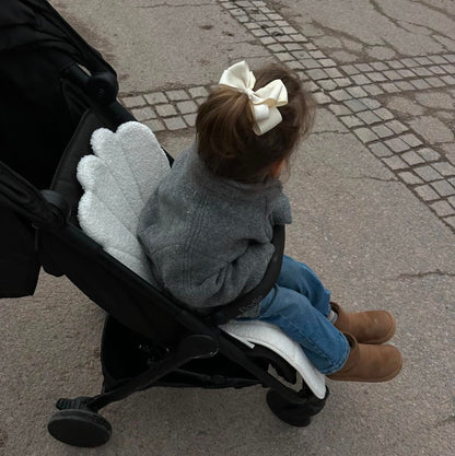 Cosy Cushion Stroller Liner White Bouclé