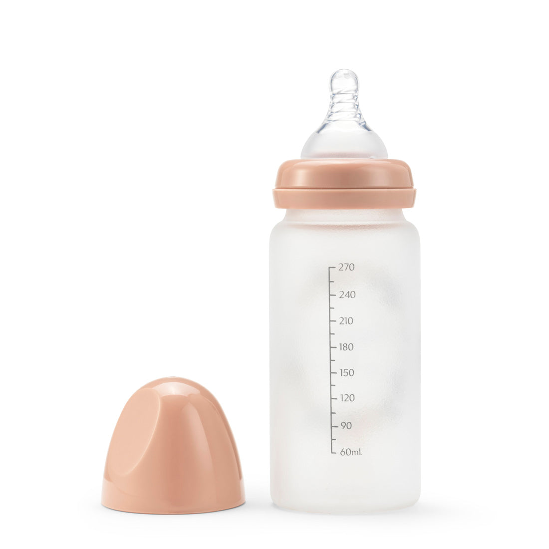 Glass Feeding Bottle - Blue Garden