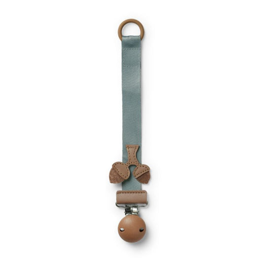 Pacifier & Pacifier Clip - Hazy Jade Acorn