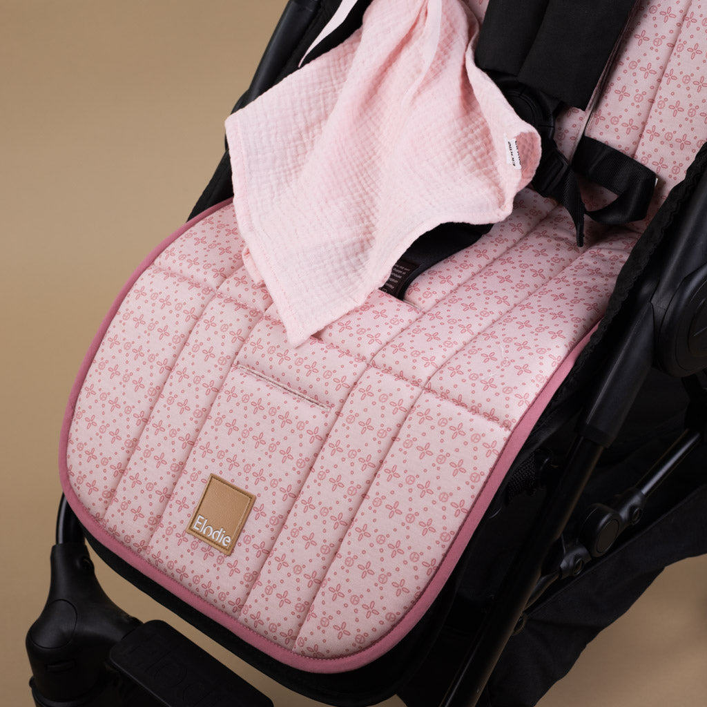 Cosy Cushion Stroller Liner Embroidery Anglaise Pink