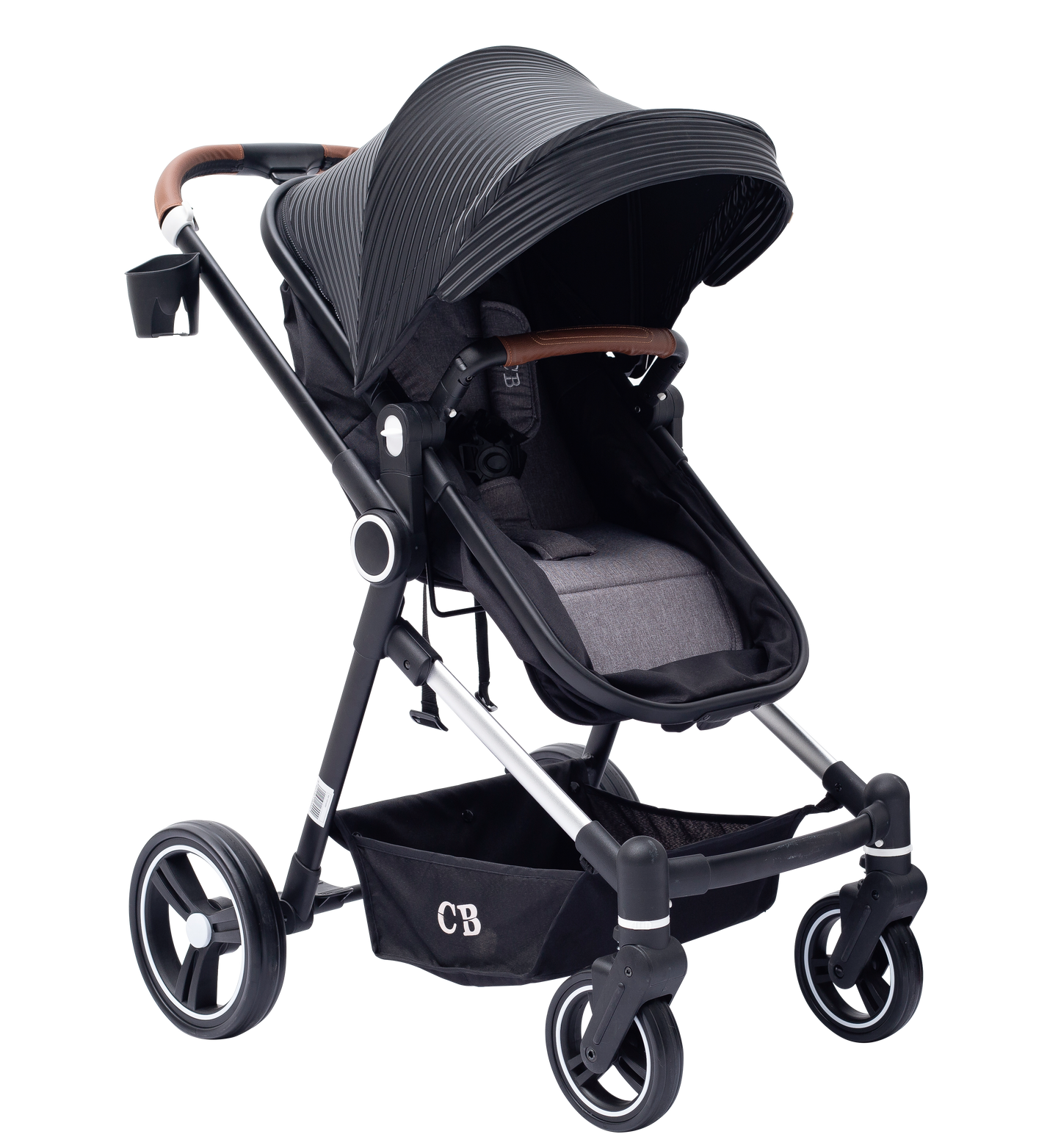 Coche Diamond 4 en 1 Negro con Gris