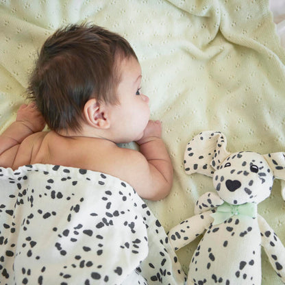 Bamboo Muslin Blanket - Dalmatian Dots