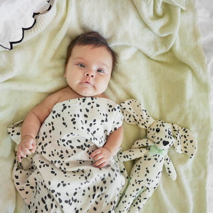 Bamboo Muslin Blanket - Dalmatian Dots