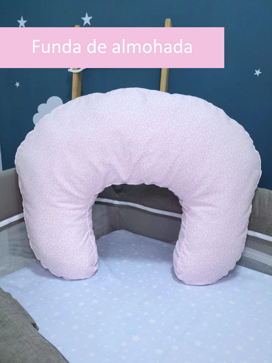 Funda para almohada de lactancia Flores Rosa