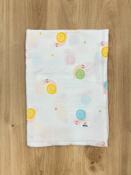Sábana fresca. Muselina Caracolitos