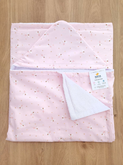 Toalla para bebé Haditas Rosa