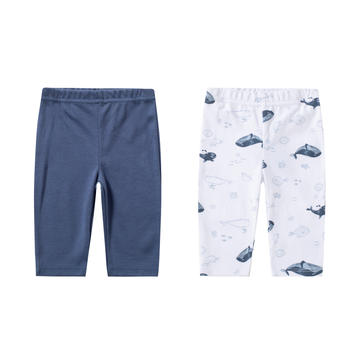 Set de 2 pantalones. Marine Time Blanco y Azul