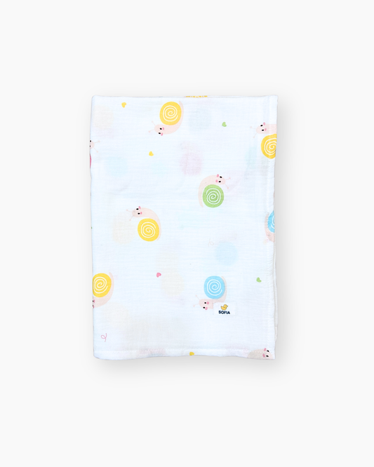 Sábana fresca. Muselina Caracolitos