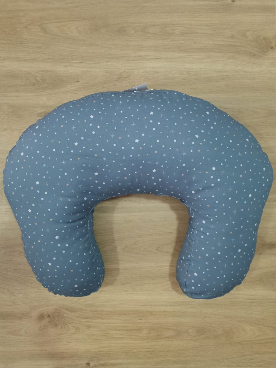 Almohada de lactancia. Azul Cielo