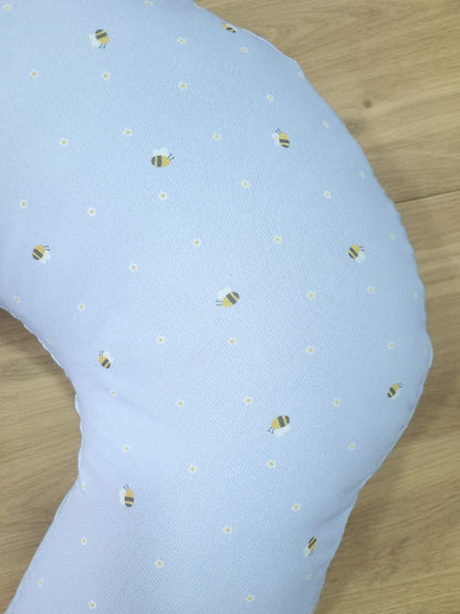 Almohada de lactancia. Abejitas Lavanda