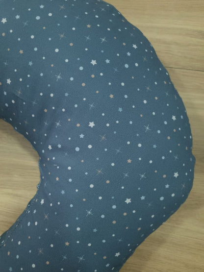 Almohada de lactancia. Azul Cielo