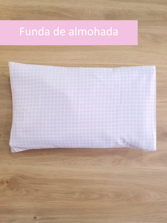 Funda para almohada, Cuadros Rosa