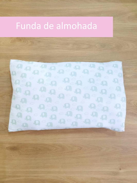 Funda para almohada, Elefantes Verdes