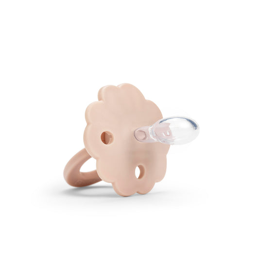 Binky Bloom Silicone 3+ months - Powder Pink