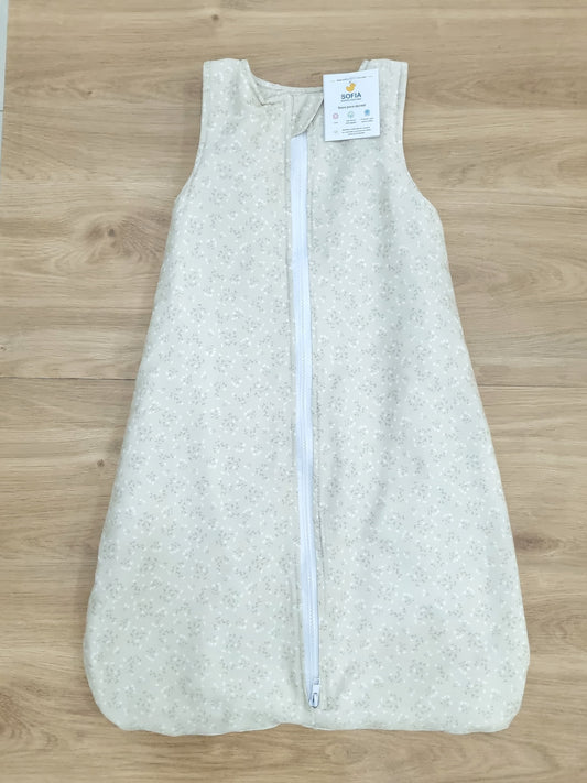 Saco Fresco para bebé. Hojitas Cafe 0-6 Meses