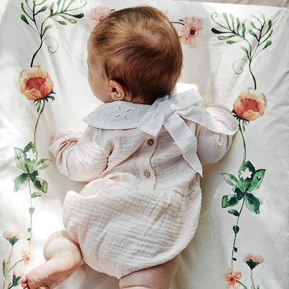 Babero Pañuelo -  Embroidery Anglaise